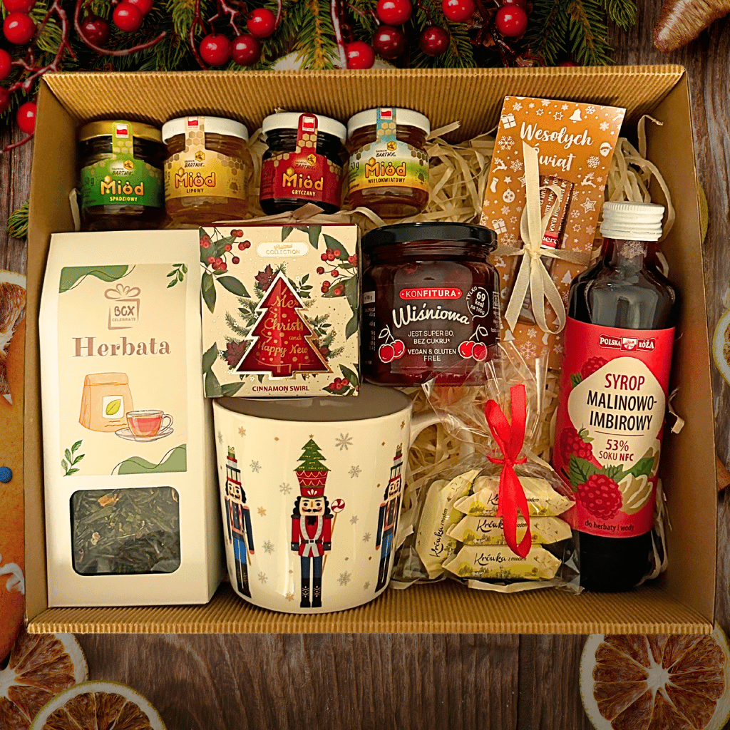 Zestaw Prezentowy - Herbata Miód i Świeca