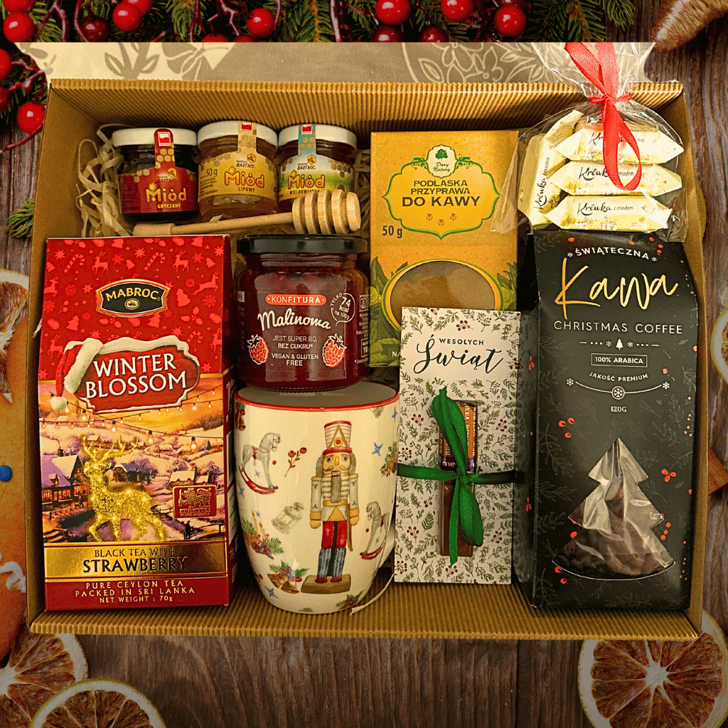 Zestaw Prezentowy - kawa herbata i miód