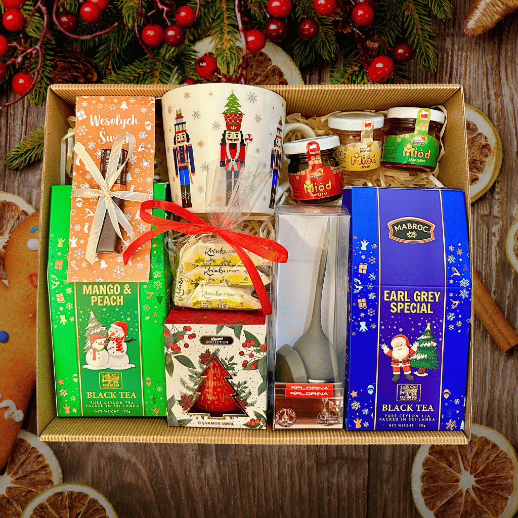 Zestaw Prezentowy - Herbata Świeczka Miód